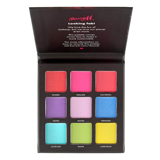 Barry M Neon Brights Eyeshadow Palette