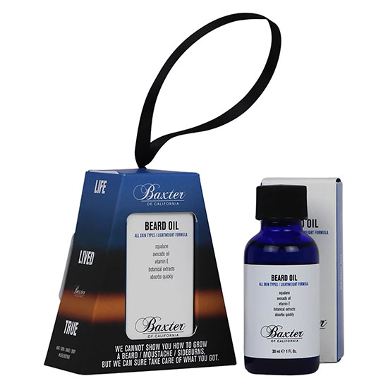 Baxter of California Beard Oil Christmas Bauble Gift Set