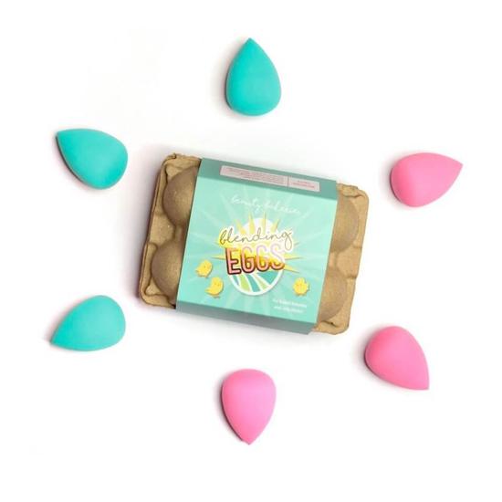 Beauty Bakerie Blending Egg Beauty 6 Sponges Pink/Turquoise