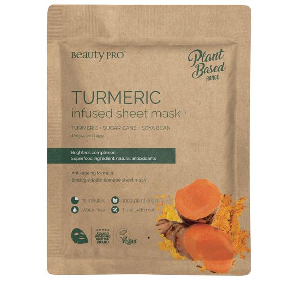 BeautyPro Turmeric Infused Sheet Mask 0.7 oz