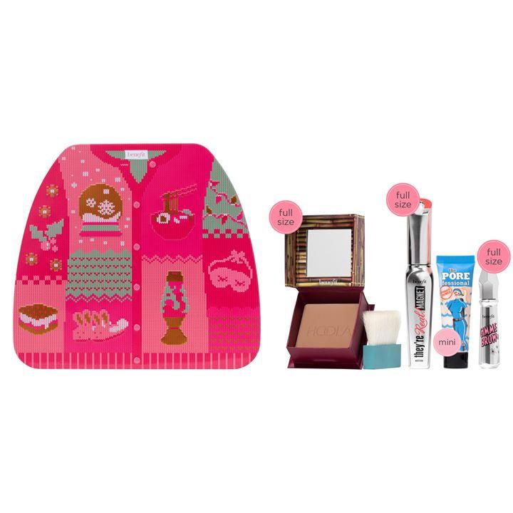 Benefit Holiday Cutie Beauty Gift Set Lengthening Mascara, Matte Bronzer & Volumising Brow Gel + Mini Hydrating Primer