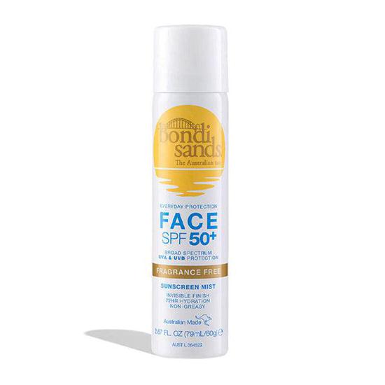 Bondi Sands SPF 50+ Fragrance Free Sunscreen Face Mist