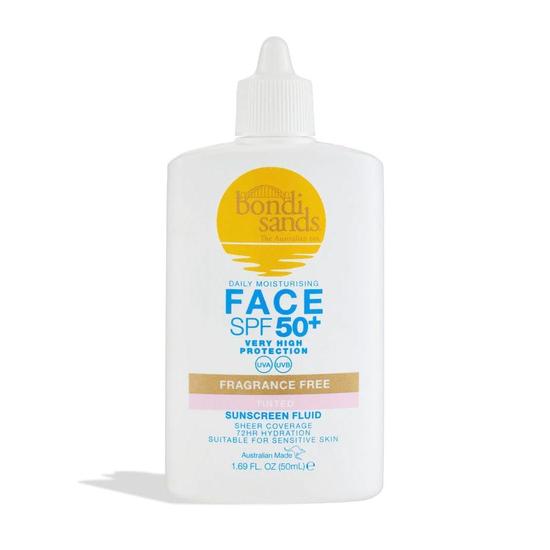 Bondi Sands SPF 50+ Fragrance Free Tinted Face Fluid 2 oz