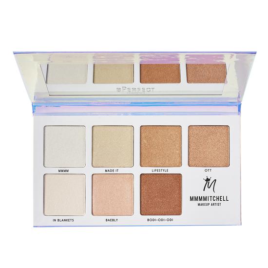 BPerfect Cosmetics Mmmmitchell Sub Zero Highlighter Palette