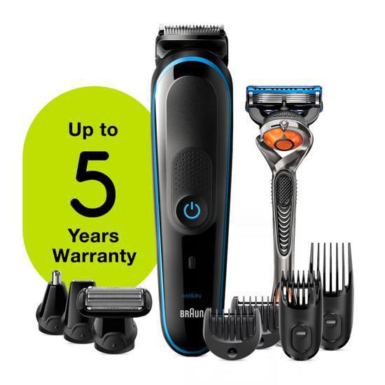 Braun All-in-One Trimmer MGK5280 9-in-1 trimmer with 7 attachments