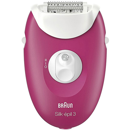 Braun Silk Epil Epilators Silk Epil 3 3170 Legs & Arms Raspberry