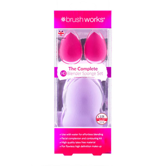 Brushworks HD Complete Blender Sponge Set