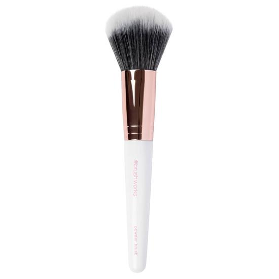 Brushworks Powder Brush White/Gold