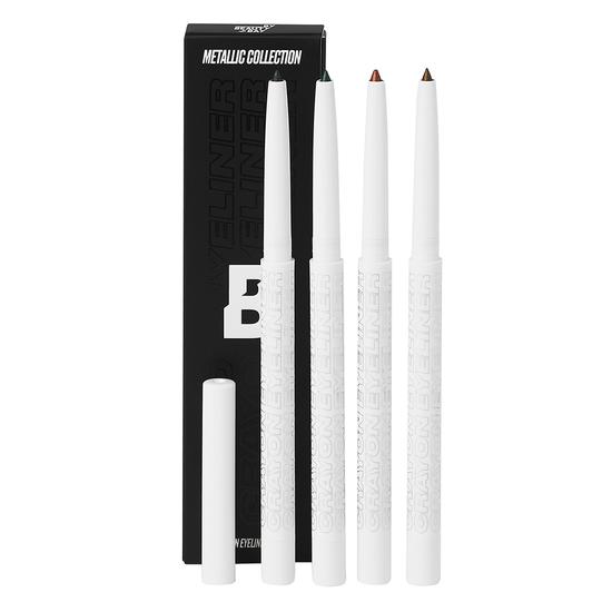 By Beauty Bay Crayon Eyeliner Metallic Collection Quad
