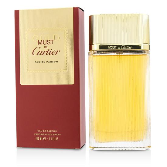Cartier Must Gold Eau De Parfum Spray 3 oz