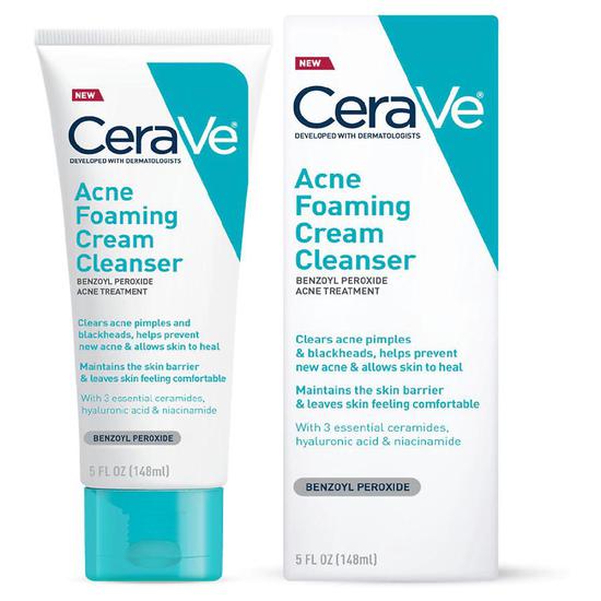 CeraVe Acne Foaming Cream Cleanser 5 oz