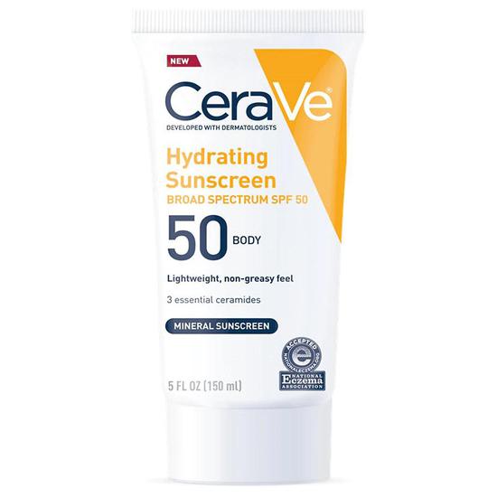 CeraVe Hydrating Sunscreen SPF 50 Body Lotion 5 oz