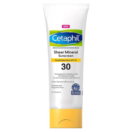 Cetaphil Sheer Mineral Sunscreen SPF 30 3 oz