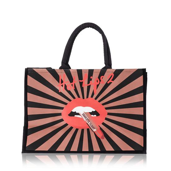 Charlotte Tilbury Hot Lips 2 Tote Bag Magic Infinity Stardust