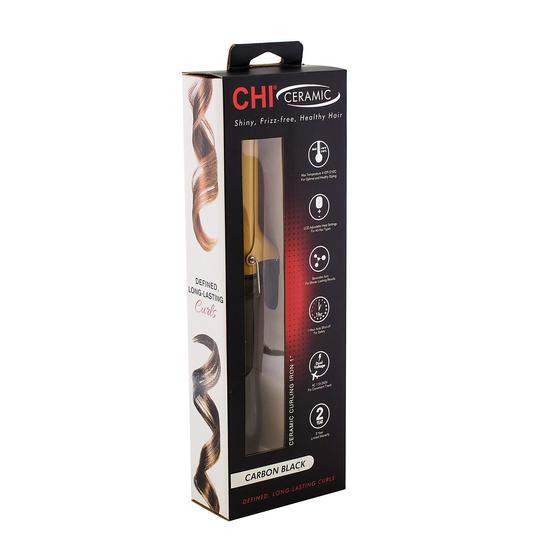 CHI Ceramic Curling 1 Inch Iron Carbon Black