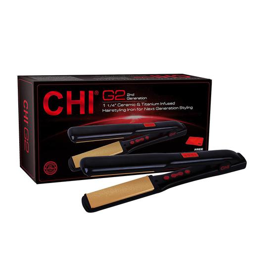 CHI G2 1 Inch Ceramic Titanium Infused Hairstyling Iron Black