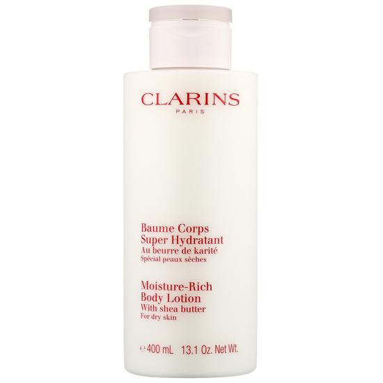 Clarins Moisture Rich Body Lotion With Shea Butter 14 oz