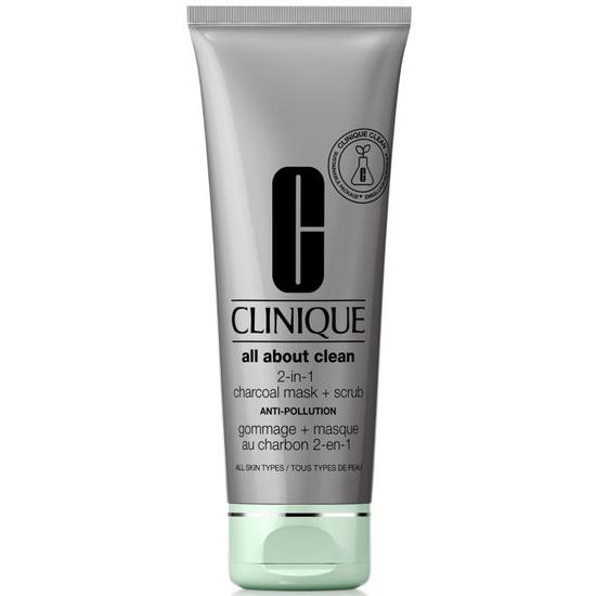 Clinique All About Clean 2-in-1 Charcoal Mask + Scrub 3 oz