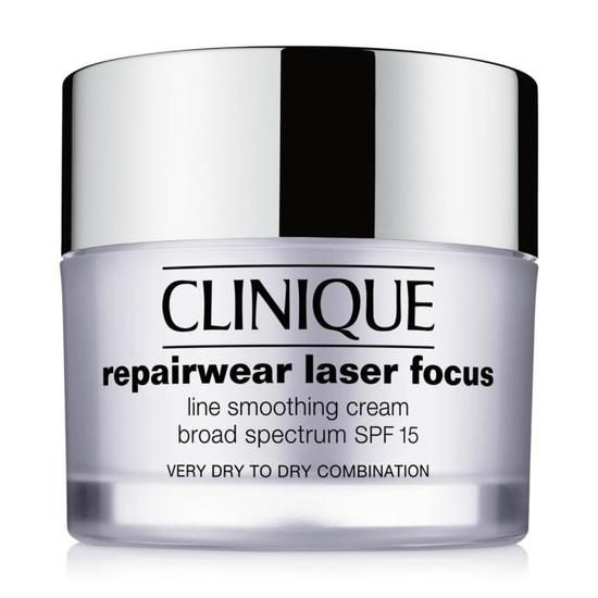 Clinique Repairwear Laser Focus Line Smoothing Cream Broad Spectrum SPF 15 Very Dry/Dry Combination