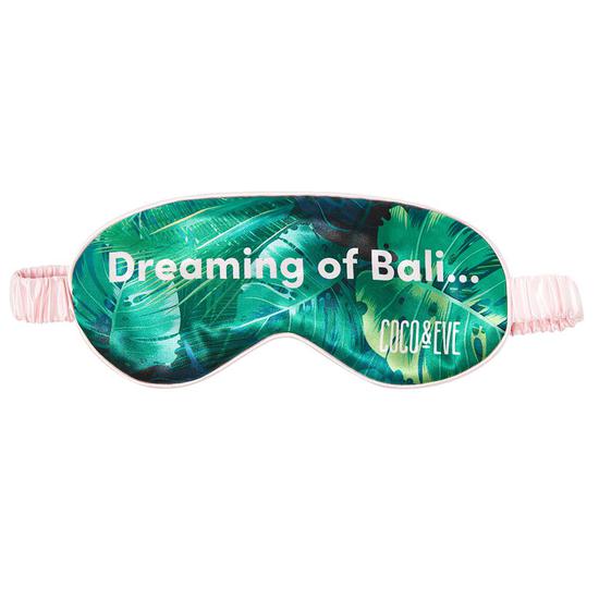 Coco & Eve Satin Eye Mask Green