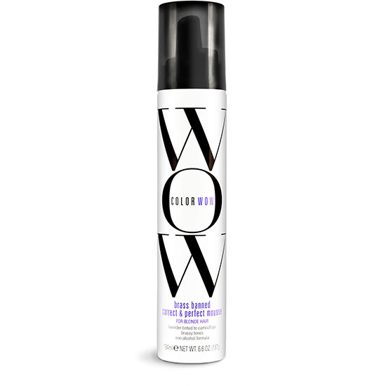 Color Wow Brass Banned Correct & Perfect Mousse For Blonde Hair