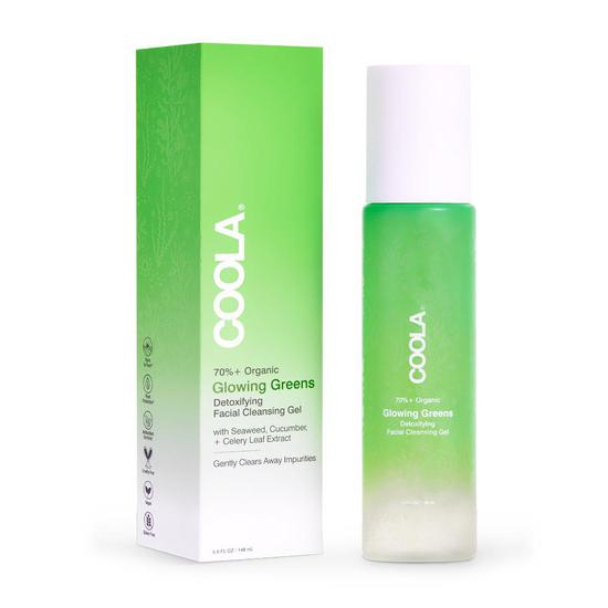 Coola Glowing Greens Detoxifying Facial Cleansing Gel 5 oz