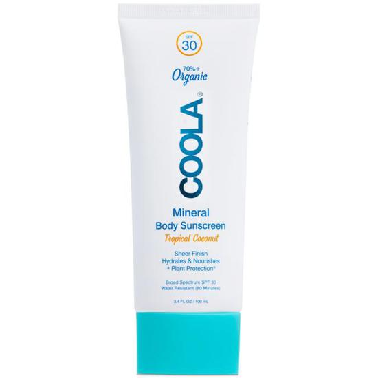 Coola Mineral Body Sunscreen Tropical Coconut SPF 30 3 oz