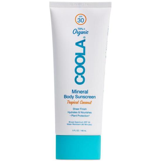 Coola Mineral Body Sunscreen Tropical Coconut SPF 30 5 oz