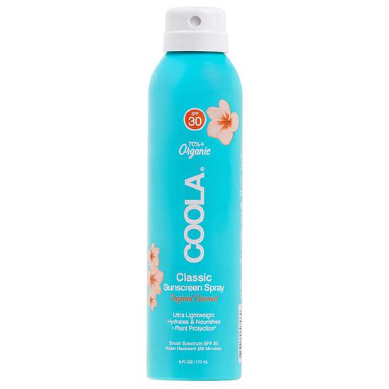Coola Tropical Coconut Sunscreen Spray SPF 30 6 oz