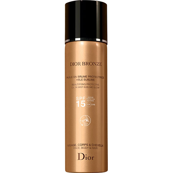 DIOR Bronze Beautifying Protective Oil In Mist Sublime Glow SPF15 125ml