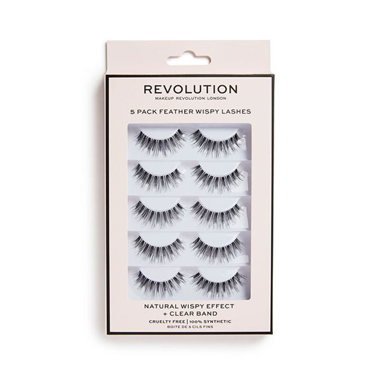 Revolution 5 Pack Feather Wispy Lashes