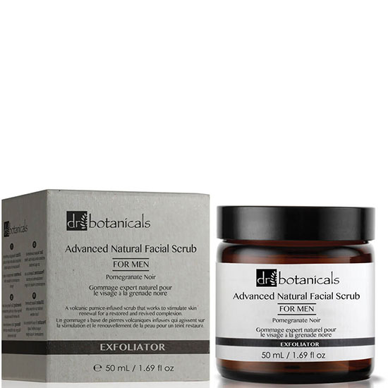 Dr Botanicals Pomegranate Noir Advanced Natural Facial Scrub For Men