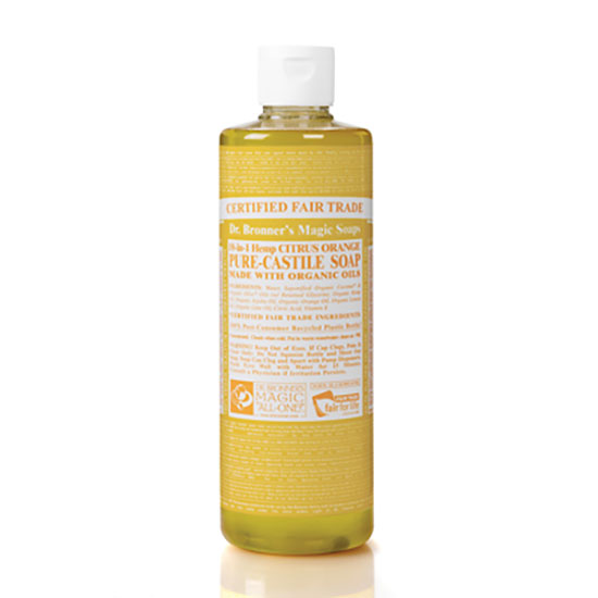 Dr Bronner's Organic Citrus Castile Liquid Soap 473ml