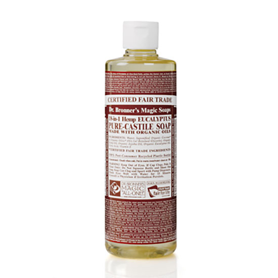 Dr Bronner's Organic Eucalyptus Castile Liquid Soap 16 oz