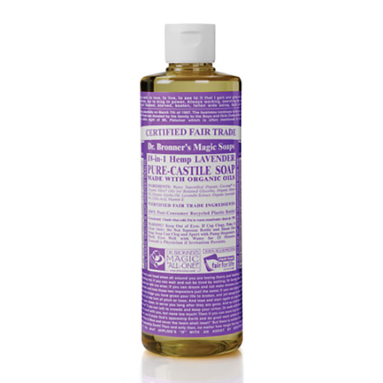 Dr Bronner's Organic Lavender Castile Liquid Soap 473ml