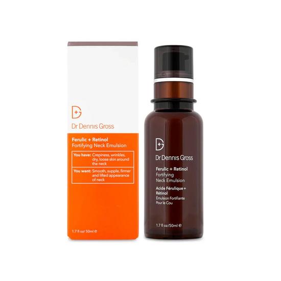 Dr Dennis Gross Skincare Ferulic & Retinol Fortifying Neck Emulsion 2 oz