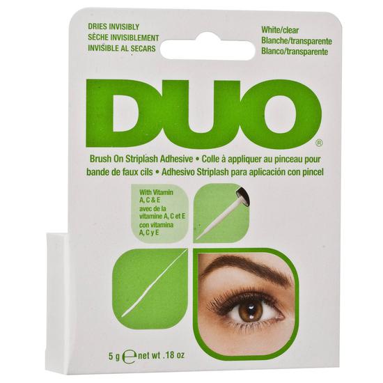 DUO Brush On Striplash Adhesive White/Clear