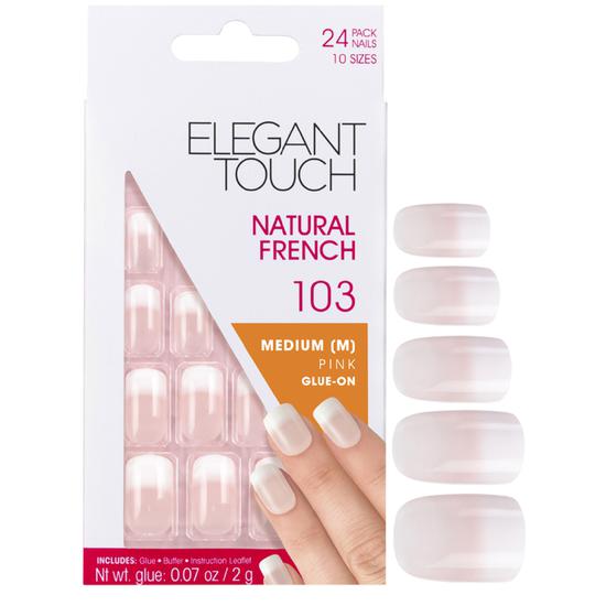 Elegant Touch Natural French Nails 103
