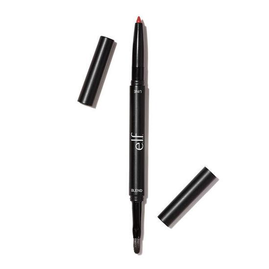 e.l.f. Cosmetics Lip Liner & Blending Brush Red