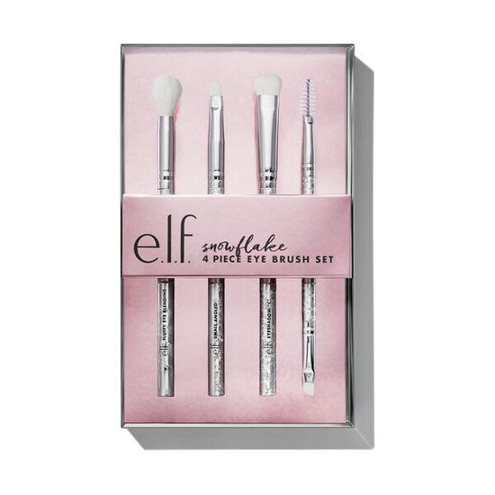 e.l.f. Cosmetics Snowflake 4 Piece Eye Brush Set
