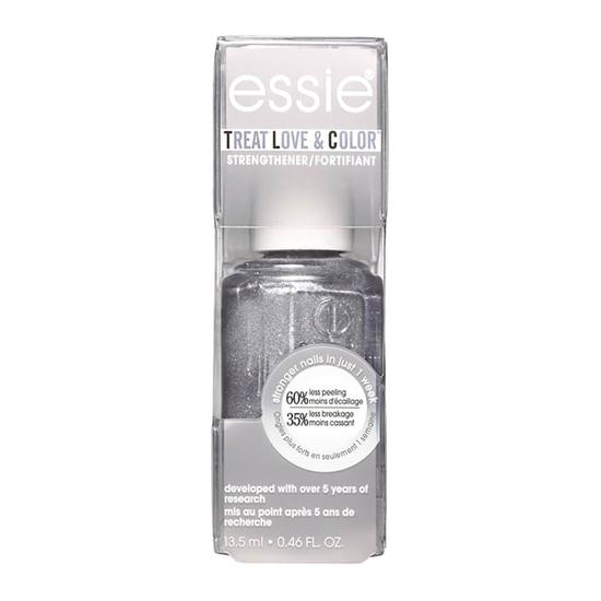 essie TLC Metallic Nail Polish Steel The Lead Silver
