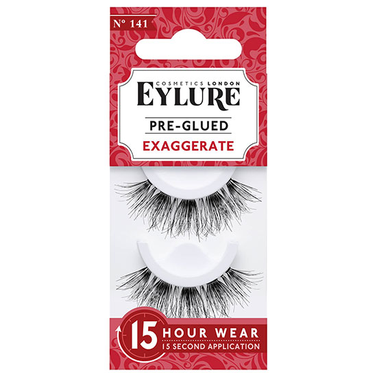 Eylure Pre Glued Exaggerate 141 False Eyelashes