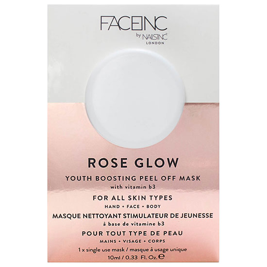 Nails Inc FACEINC By Nails Inc. Rose Glow Peel Off Pod Mask
