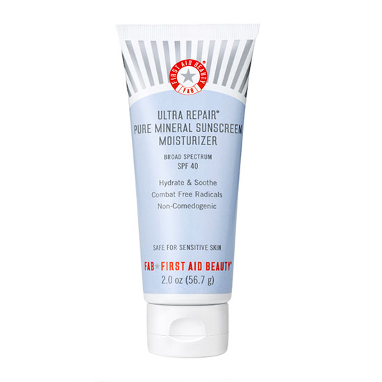 First Aid Beauty Ultra Repair Pure Mineral Sunscreen Moisturizer SPF 40