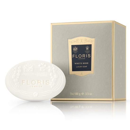Floris White Rose Luxury Soap Collection 3 x 100g