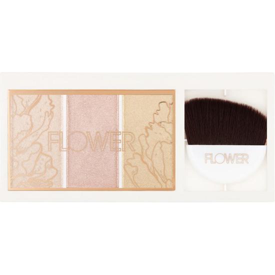 Flower Beauty Shimmer & Strobe Highlighting Palette Champagne Shimmer