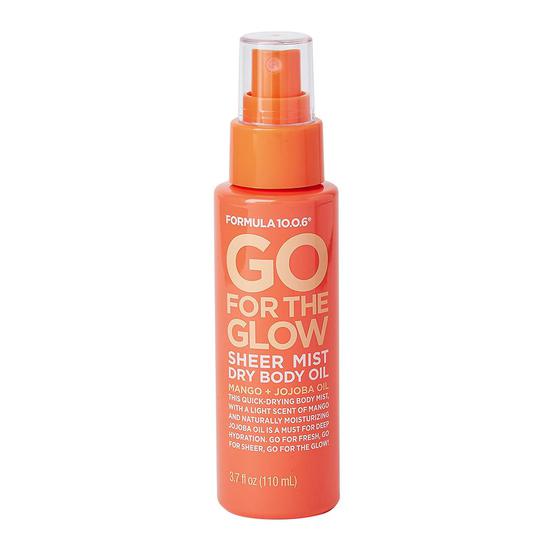 Formula 10.0.6 Go For The Glow Sheer Mist Dry Body Oil 4 oz
