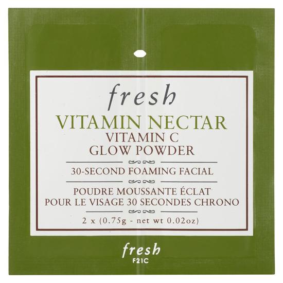 Fresh Vitamin Nectar Vitamin C Glow Powder 30 Second Foaming Facial