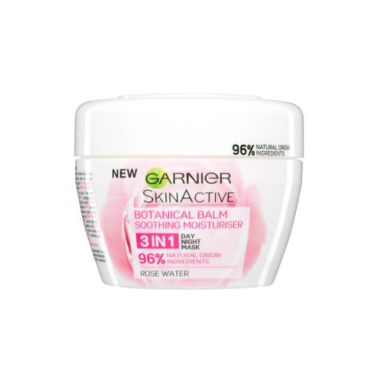 Garnier Natural 3-in-1 Soothing Rose Botanical Balm 5 oz