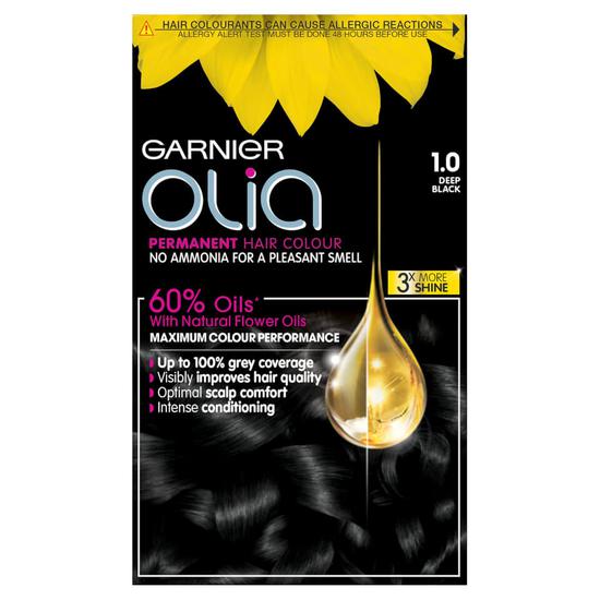 Garnier Olia Black Permanent Hair Dye 1 Deep Black